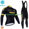 Maillot Cyclisme Hiver + Collant à Bretelles Mavic 2024